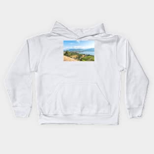 Scenic View of Penticton in Summer Kids Hoodie